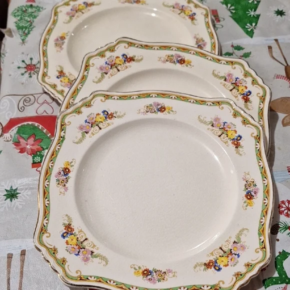 SALE Set Of 3 8x8 Royal Winton Grimwades plate in the Eden pattern Dinner Plates - Picture 1 of 9